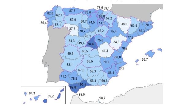 Población con acceso a redes de quinta generación (5G)