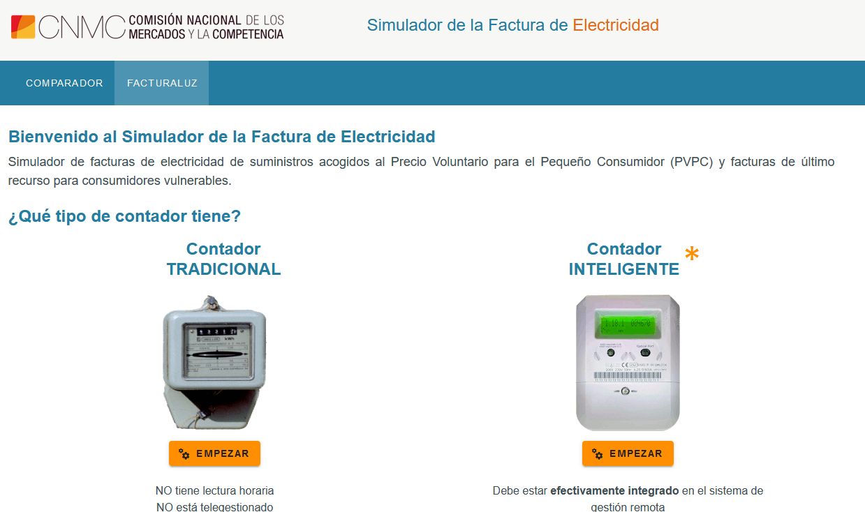 Ir a Facturaluz